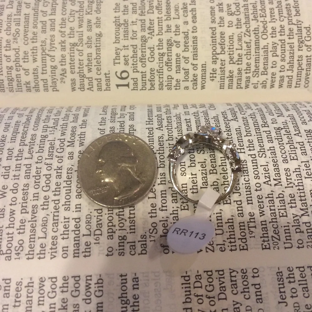 CZ silver ring | offer in description